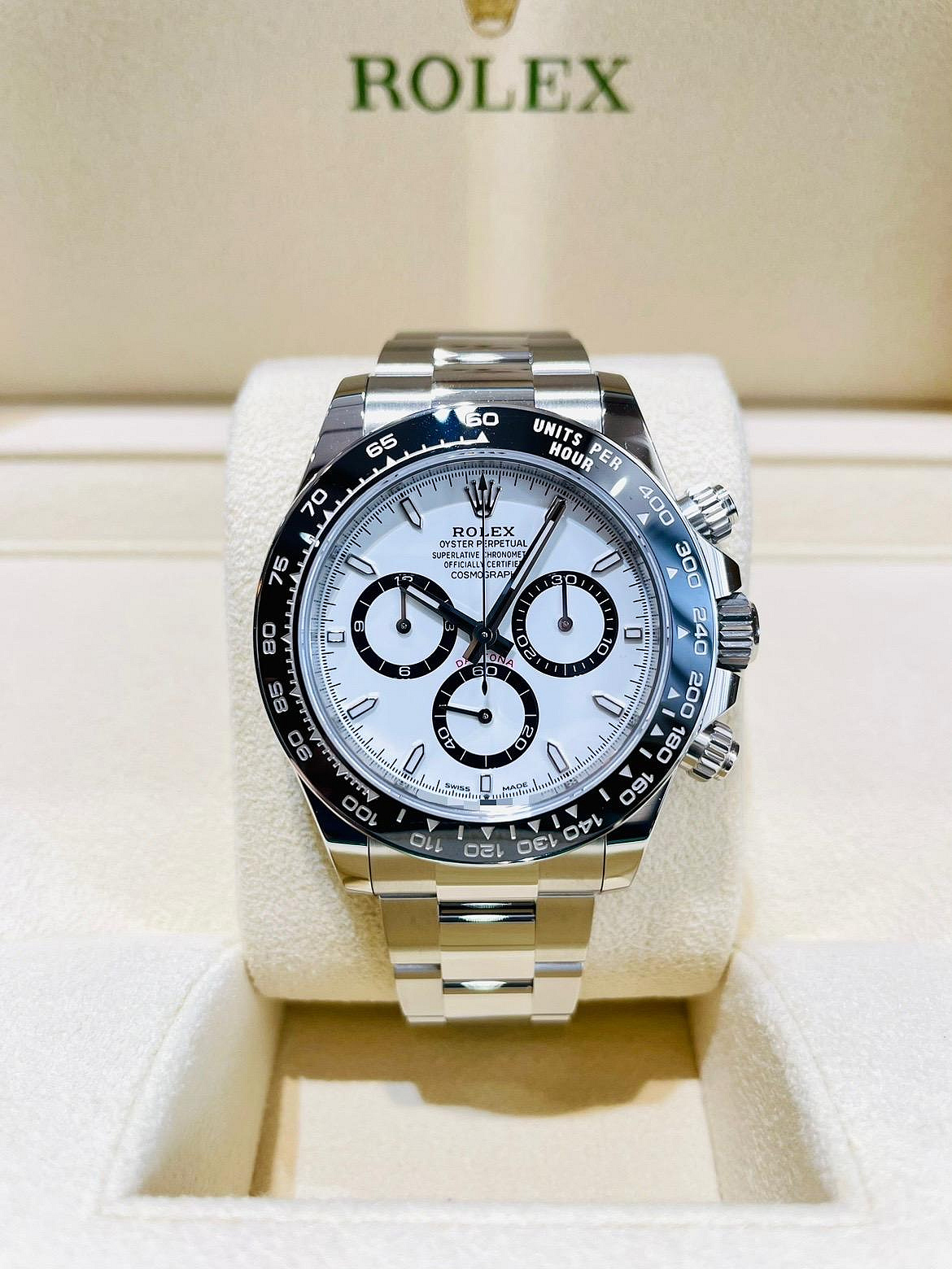 【北林流當品】ROLEX 勞力士 126500LN DAYTONA 迪通拿 最新款白熊貓 計時碼表 2024/4新式保卡