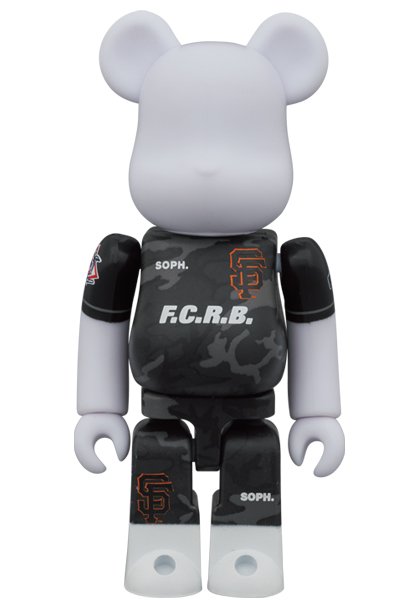 Image.台中逢甲店BE@RBRICK BEARBRICK 400%100% 庫柏力克熊FCRB × MLB