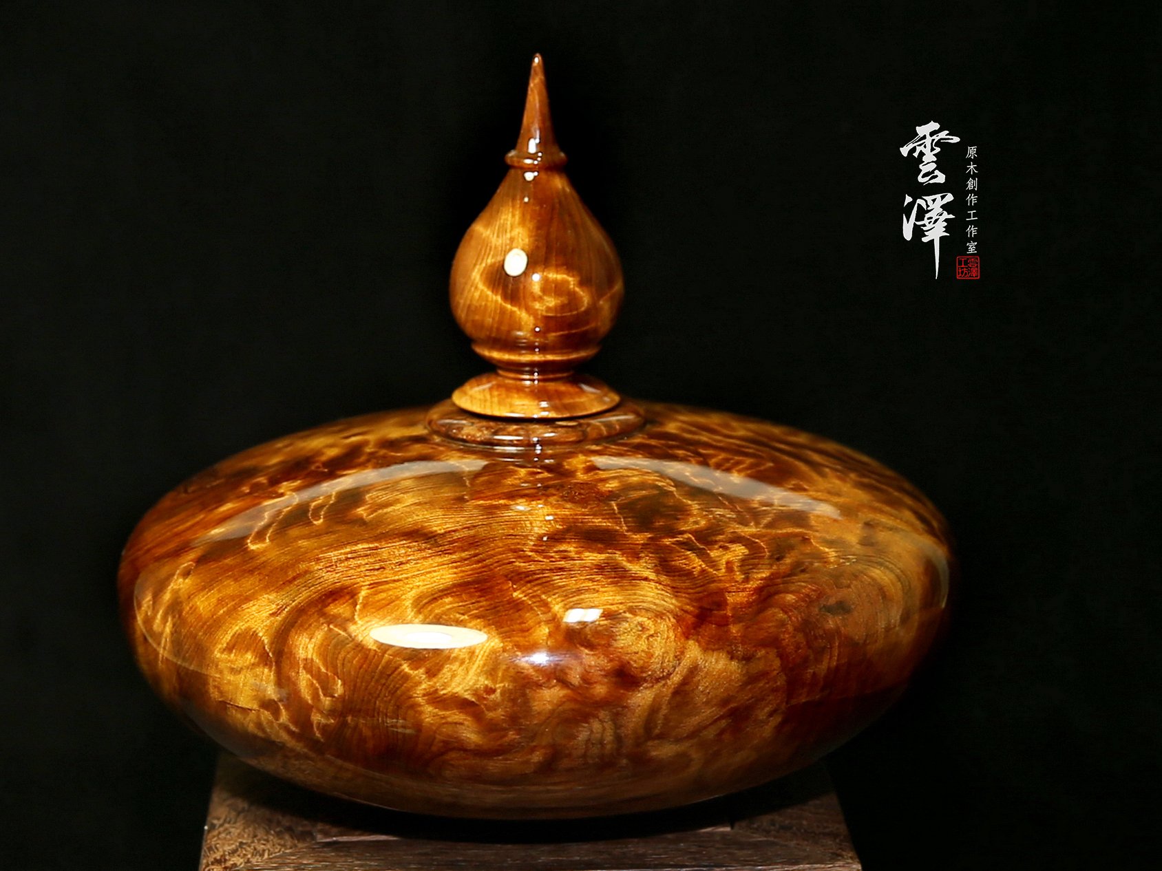 CB1 大型 縞黒檀花台 76cm×45.5cm 特大平卓 天然木製唐木盆栽飾台