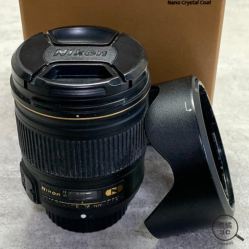 『澄橘』Nikon AF-S 28mm F1.8 G 黑 二手《歡迎折抵 鏡頭租借 相機租借 鏡頭出租》A65007