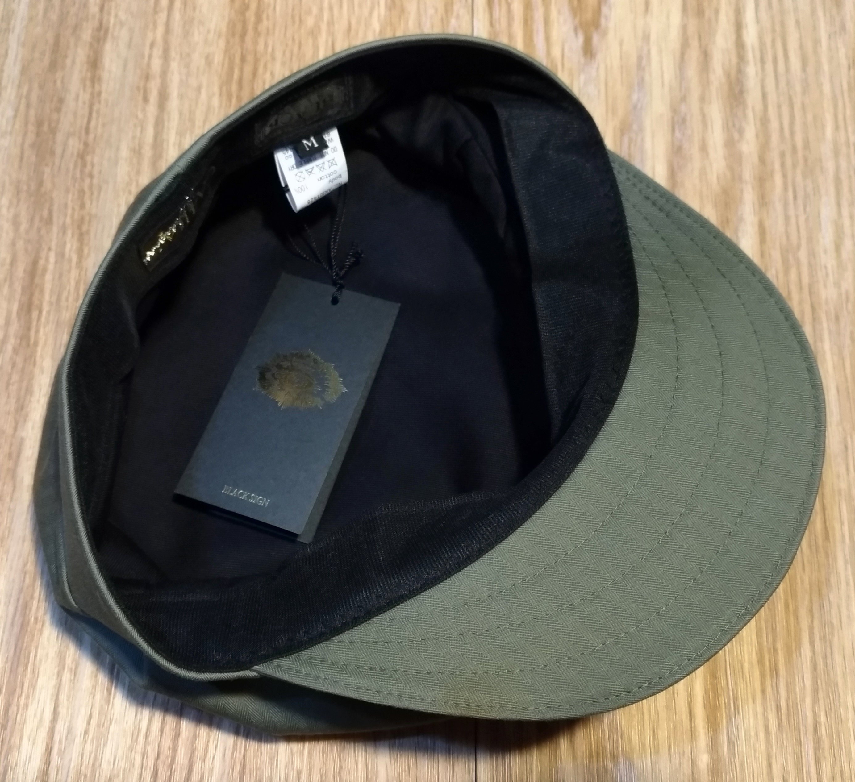 日本製全新正品BLACK SIGN X CA4LA Military Cap 雙方聯名HBT軍綠短