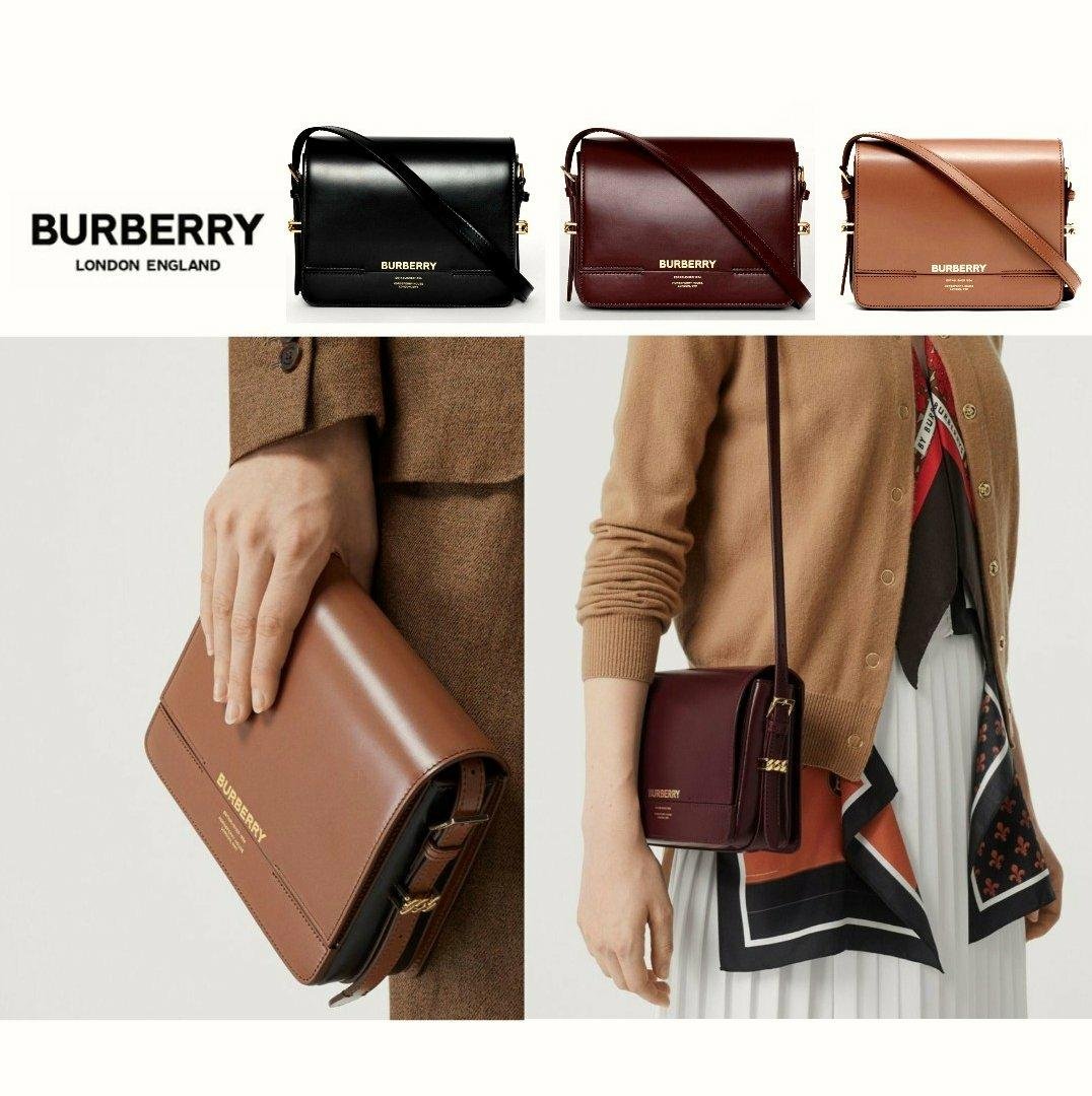 BURBERRY ▻LONDON Grace / 小款20×16×7cm / 真皮肩背包斜背包手拿包 