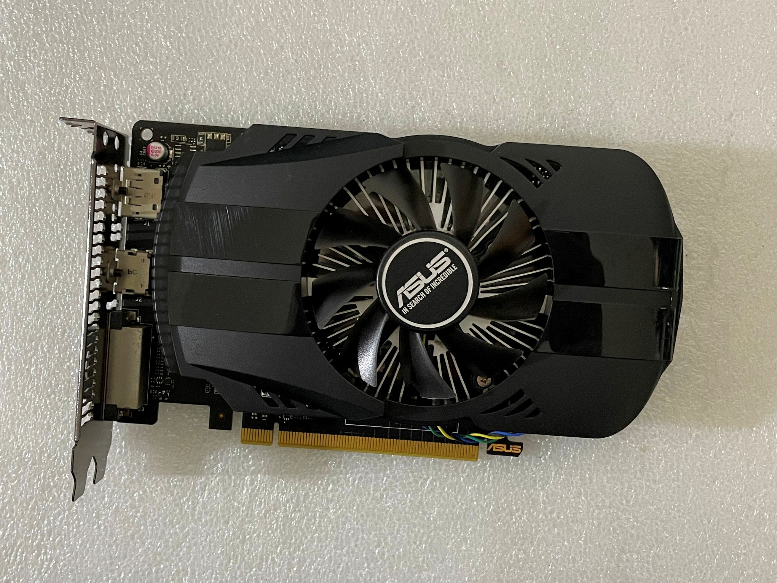 華碩ASUS PH-GTX1050TI-4G GTX 1050 Ti DDR5 4GB DP HDMI 免插電顯示卡