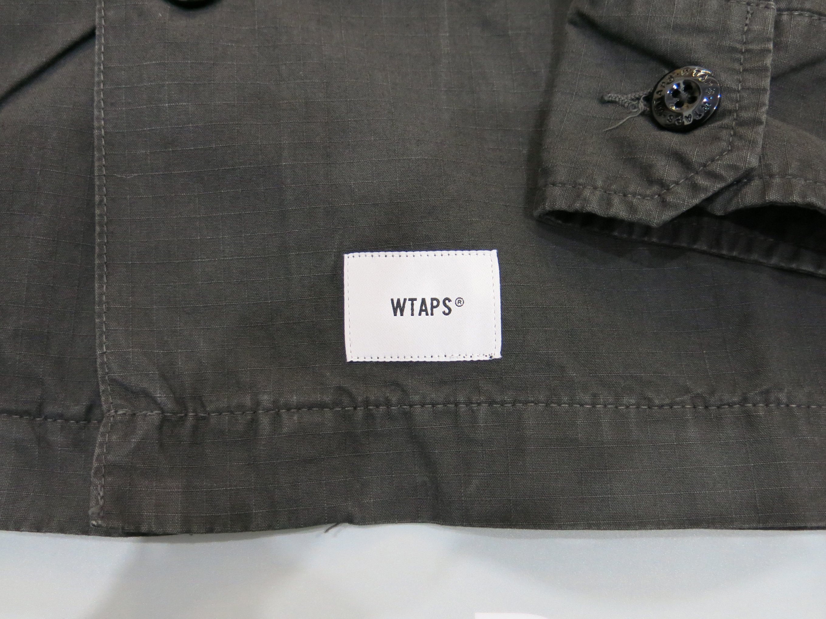 Dou Partner】WTAPS 20SS BUDS LS / SHIRT. COTTON. RIPSTOP 黑色