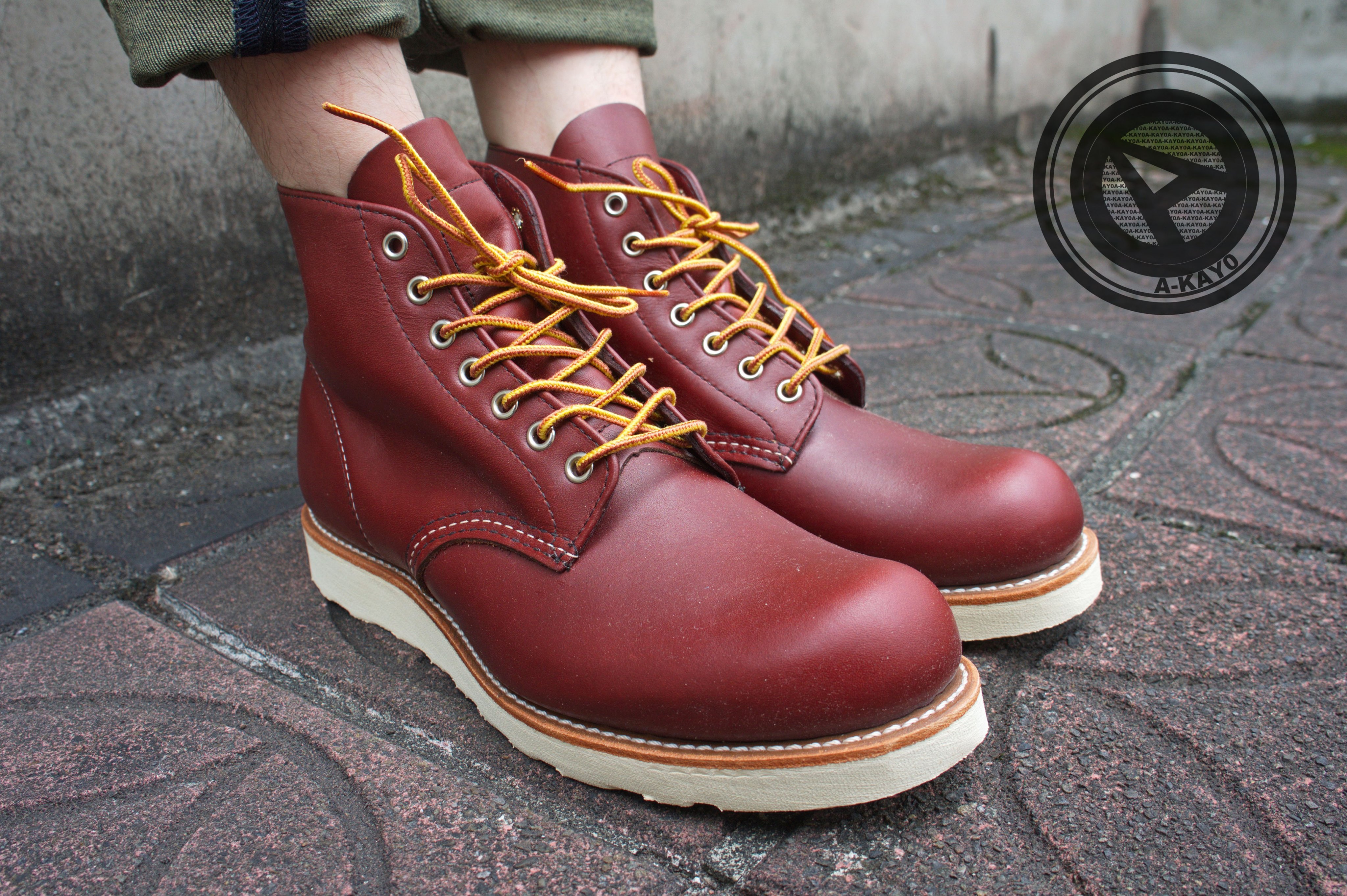 A-KAY0】RED WING 9105 CLASSIC ROUND 皮革圓頭美國製酒紅| Yahoo奇摩拍賣