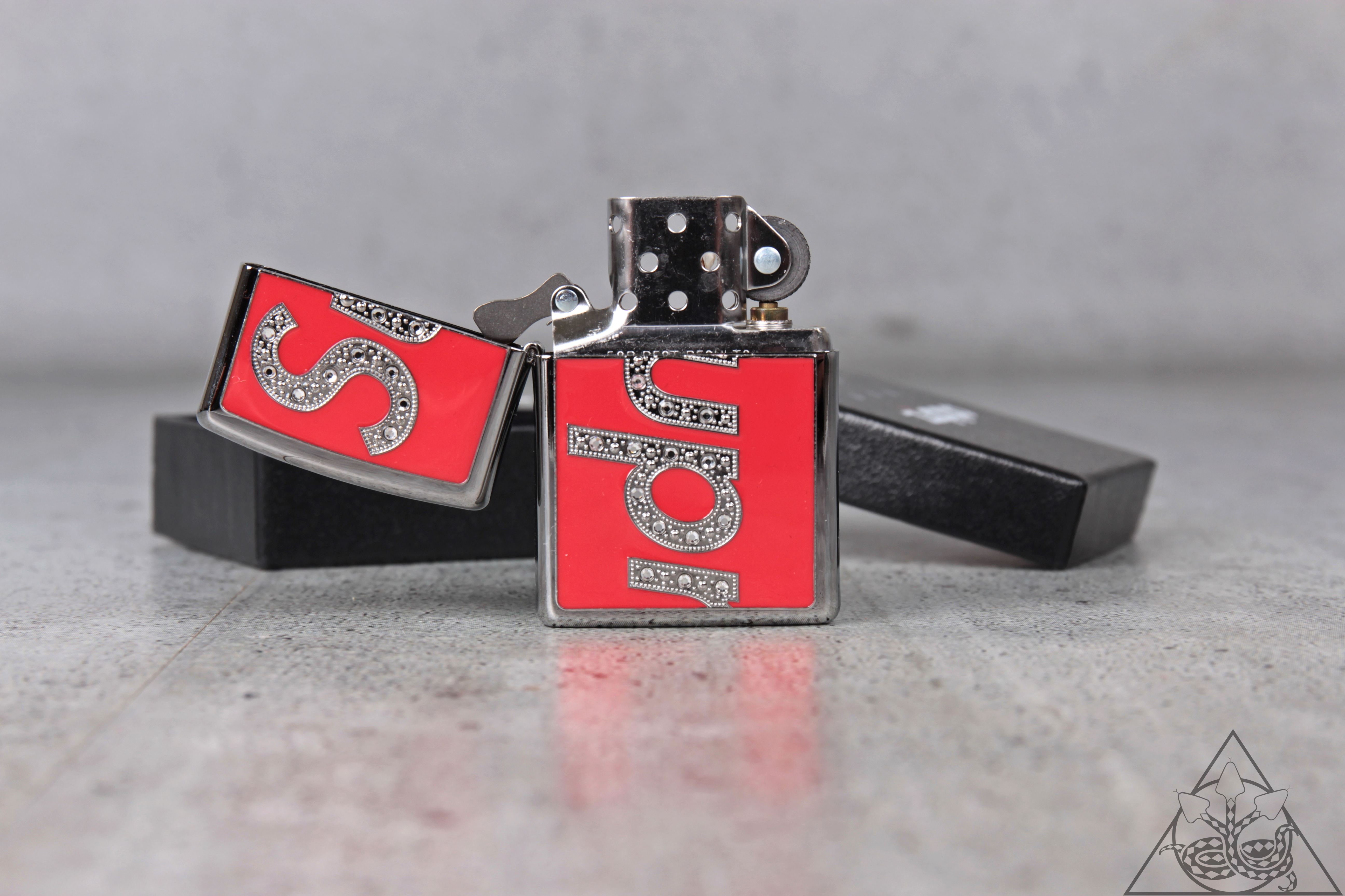 HYDRA】Supreme Swarovski Zippo 水鑽打火機防風金屬【SUP477