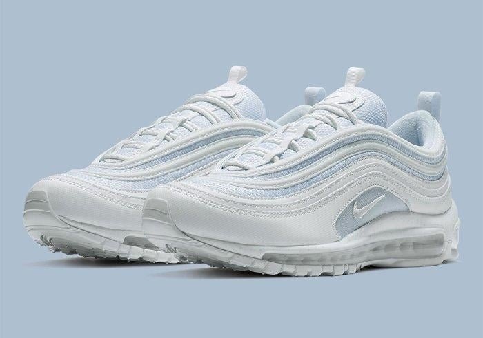 NIKE AIR MAX 97 慢跑鞋 米白 冰藍 運動鞋 休閒鞋