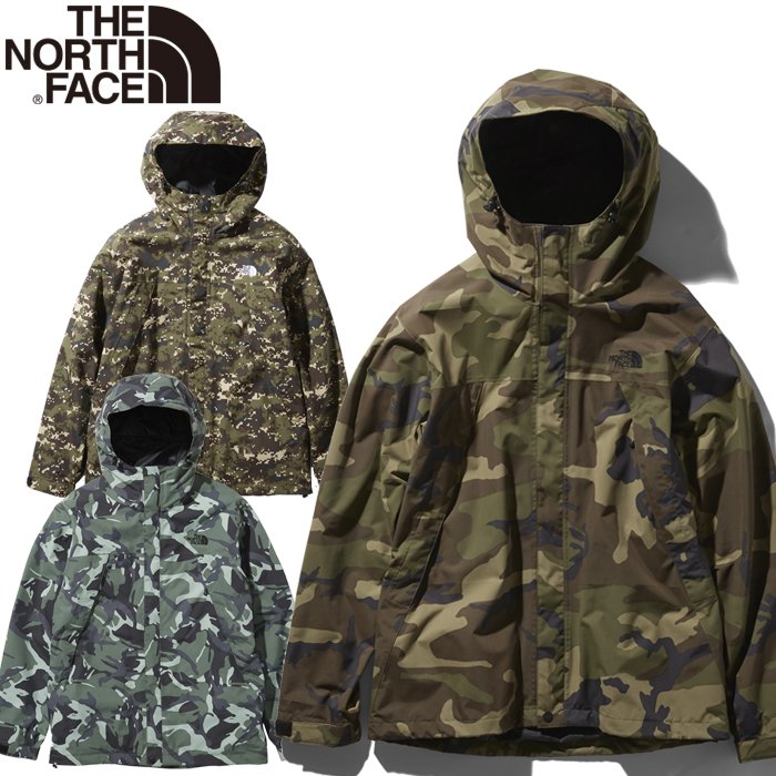 TSU日本代購THE NORTH FACE NP61845 NOVELTY SCOOP JACKET 迷彩21FW