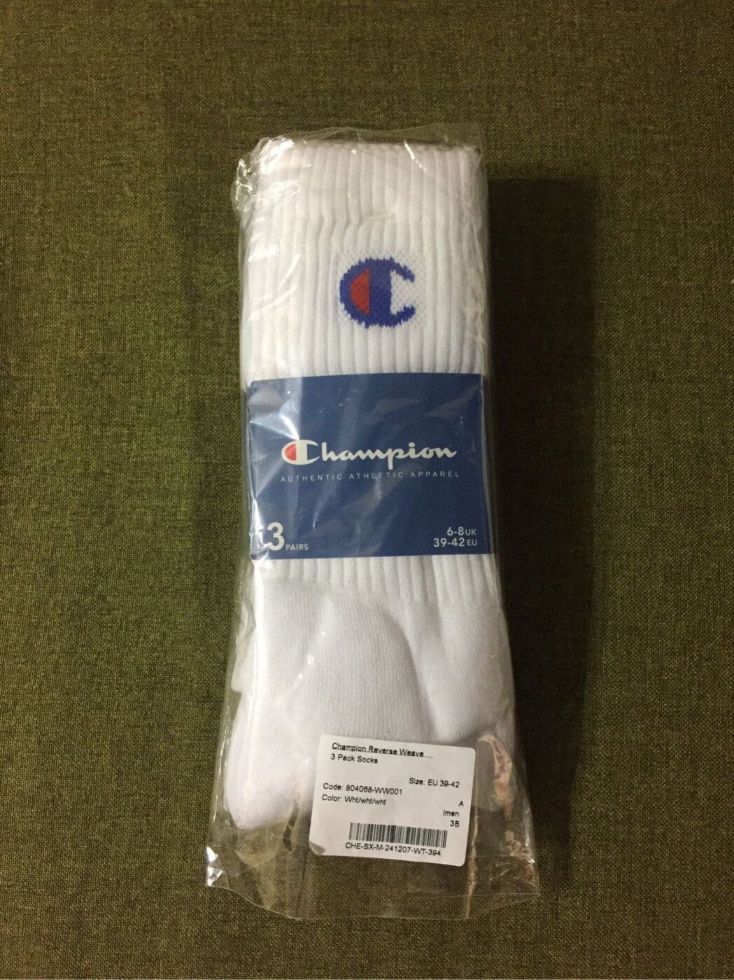 日版Champion Long Socks 長襪1Pack (3 pairs)