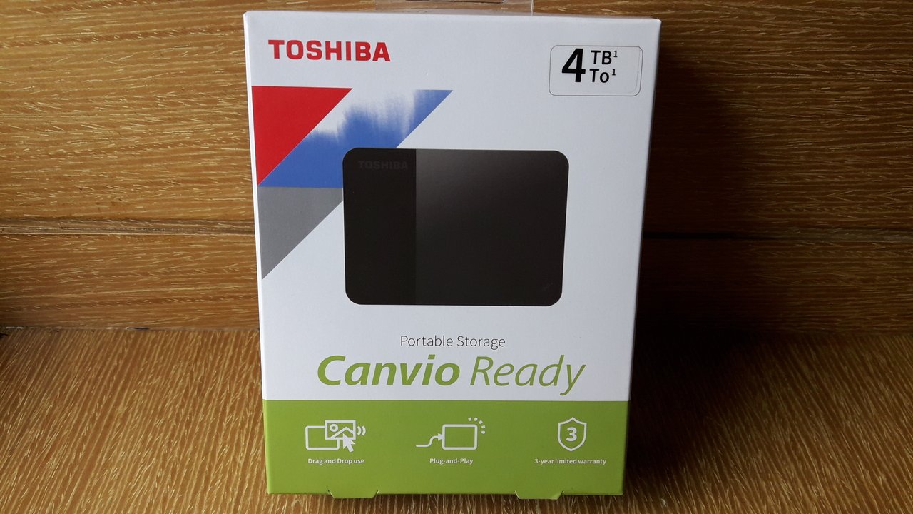 Toshiba Canvio Ready 4TB 2.5吋 USB3.2 外接式行動硬碟/全新品