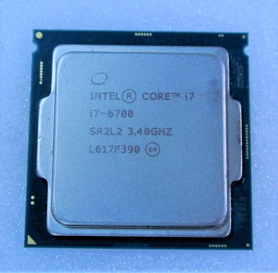 CPU Intel Core i7 6700 3.4GHz PCパーツ インテル 動作確認済み (2