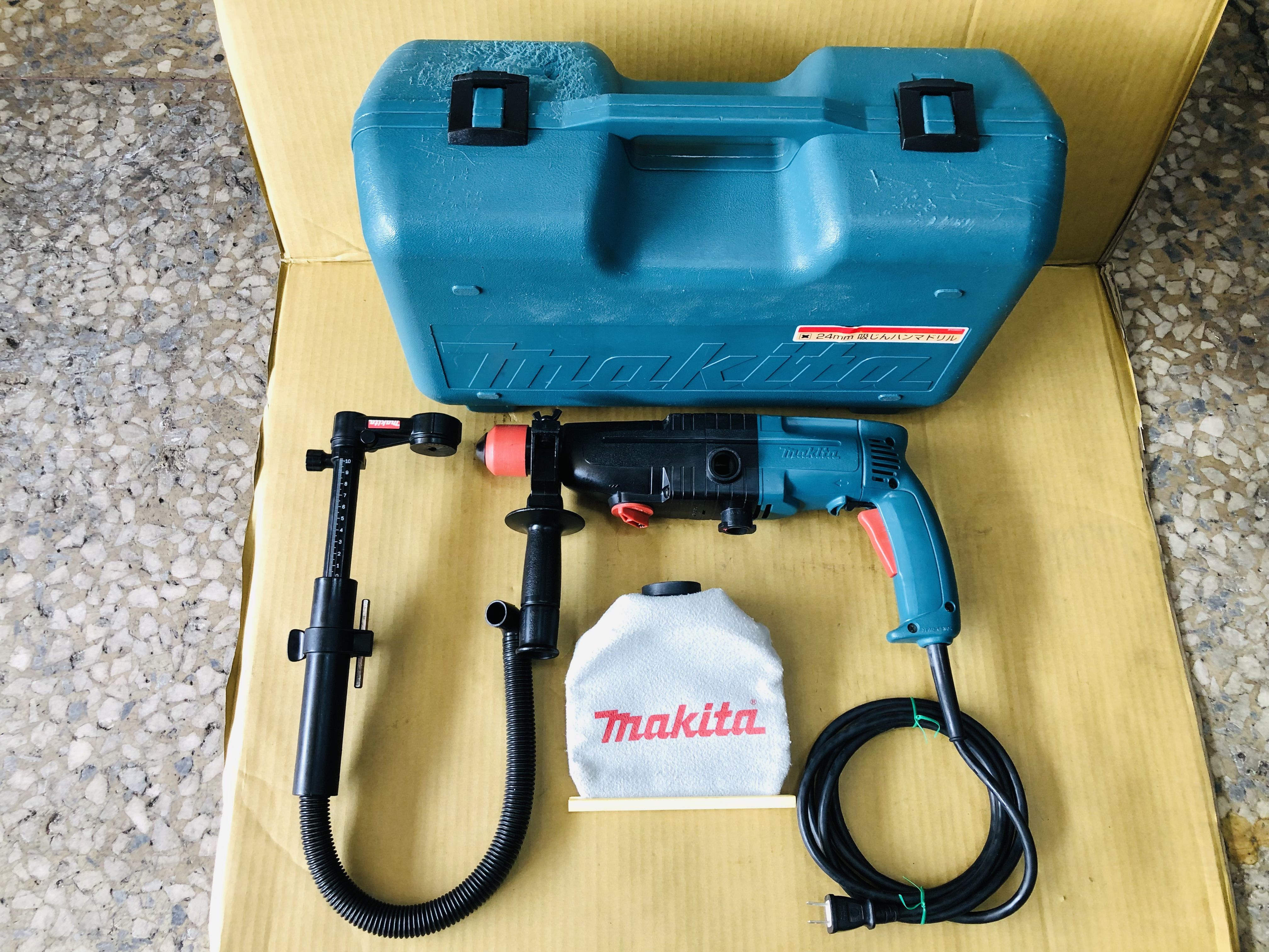 外匯嚴選 makita 牧田 HR2430 電動鎚鑽 四溝免出力電鑽  集塵/吸塵 /中古/二手/日本原裝