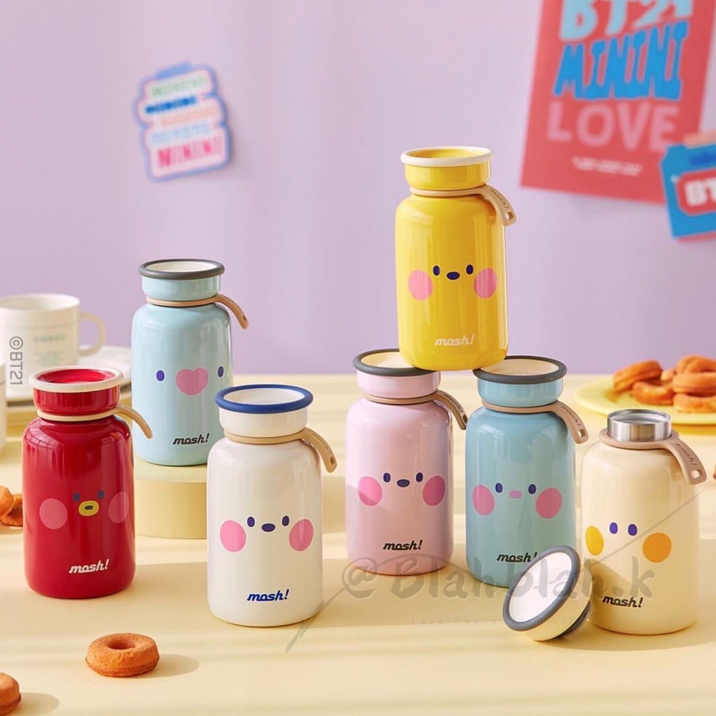 BT21 minini mini系列 不鏽鋼保溫杯 保溫瓶 牛奶瓶 牛奶瓶保溫杯