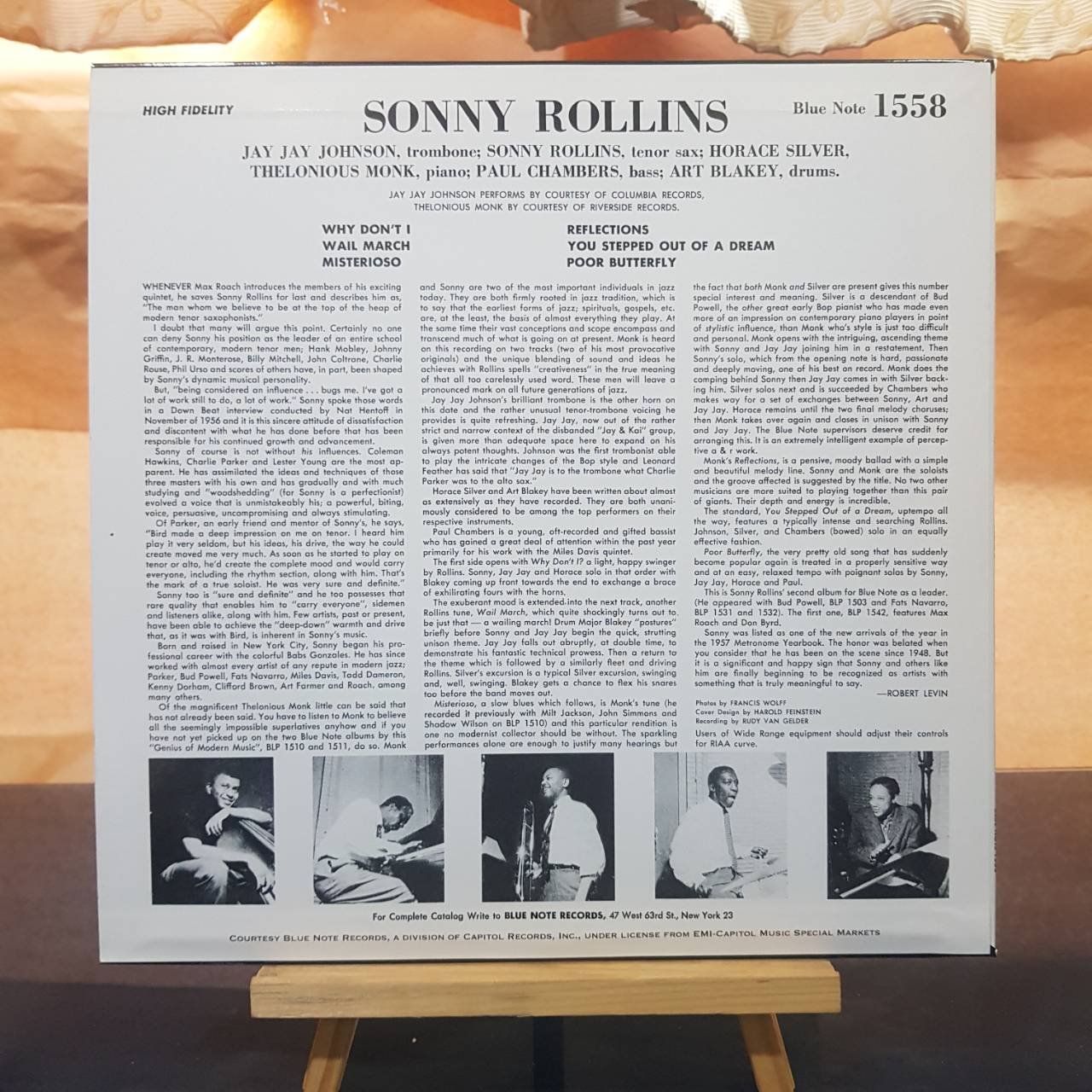 元時のJP日本盤黑膠唱片《日版LP 現貨》BLUE NOTE 藍標爵士唱片 BLP 1558 SONNY ROLLINS