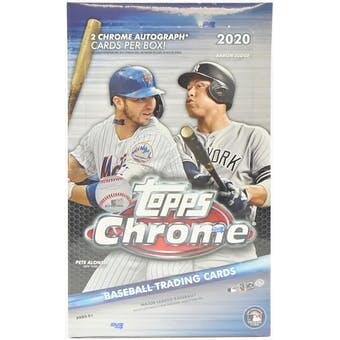 團拆特別玩法】2020 TOPPS CHROME BASEBALL HOBBY BOX 棒球盒卡(全新未