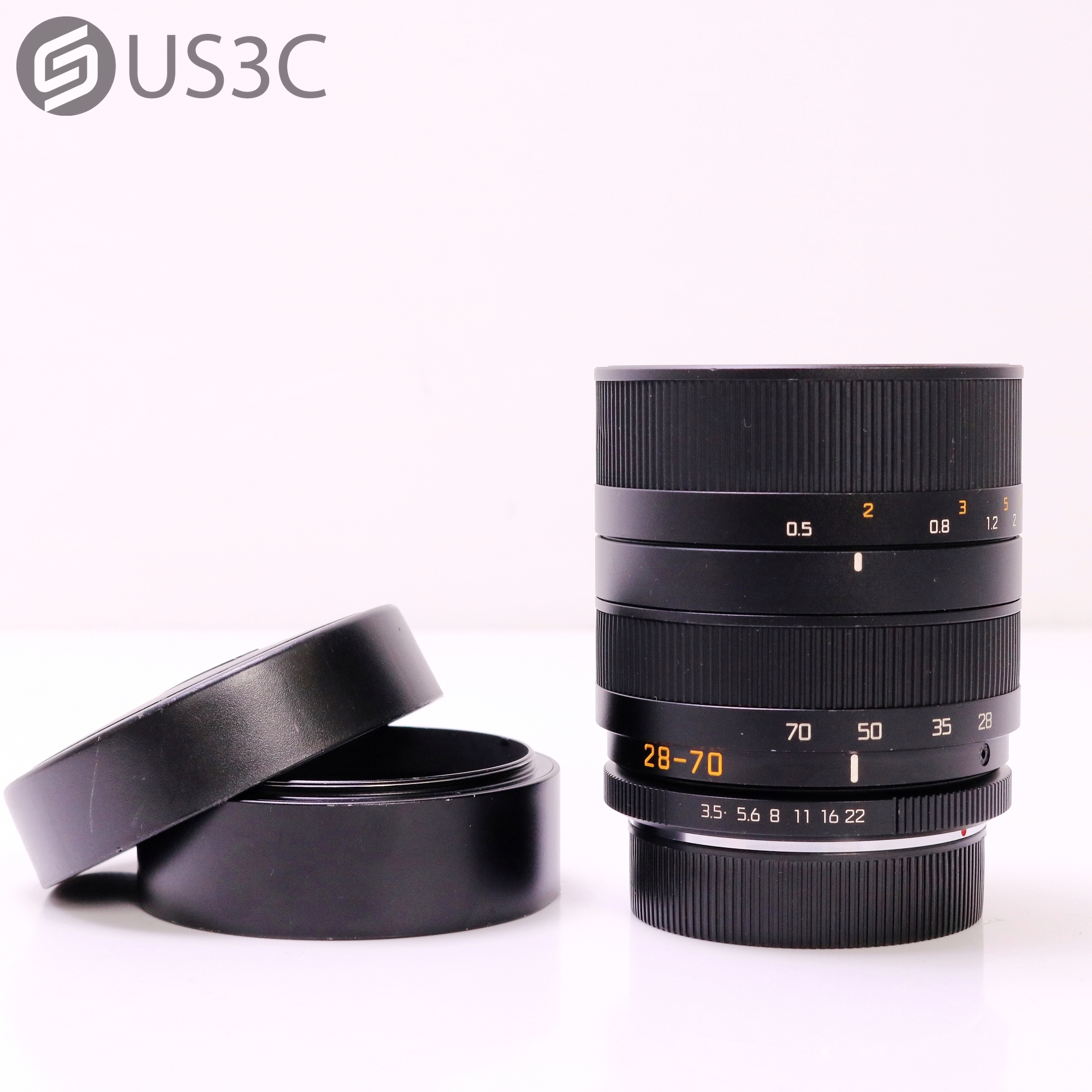 【US3C-台中店】徠卡 Leica Vario-Elmar-R 28-70mm F3.5-4.5 E60 ROM 內建遮光罩 二手鏡頭