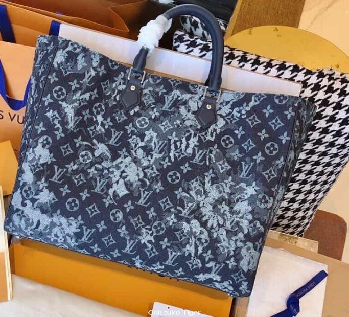 二手Louis Vuitton LV Grand Sac 牛仔布手提包 M57284