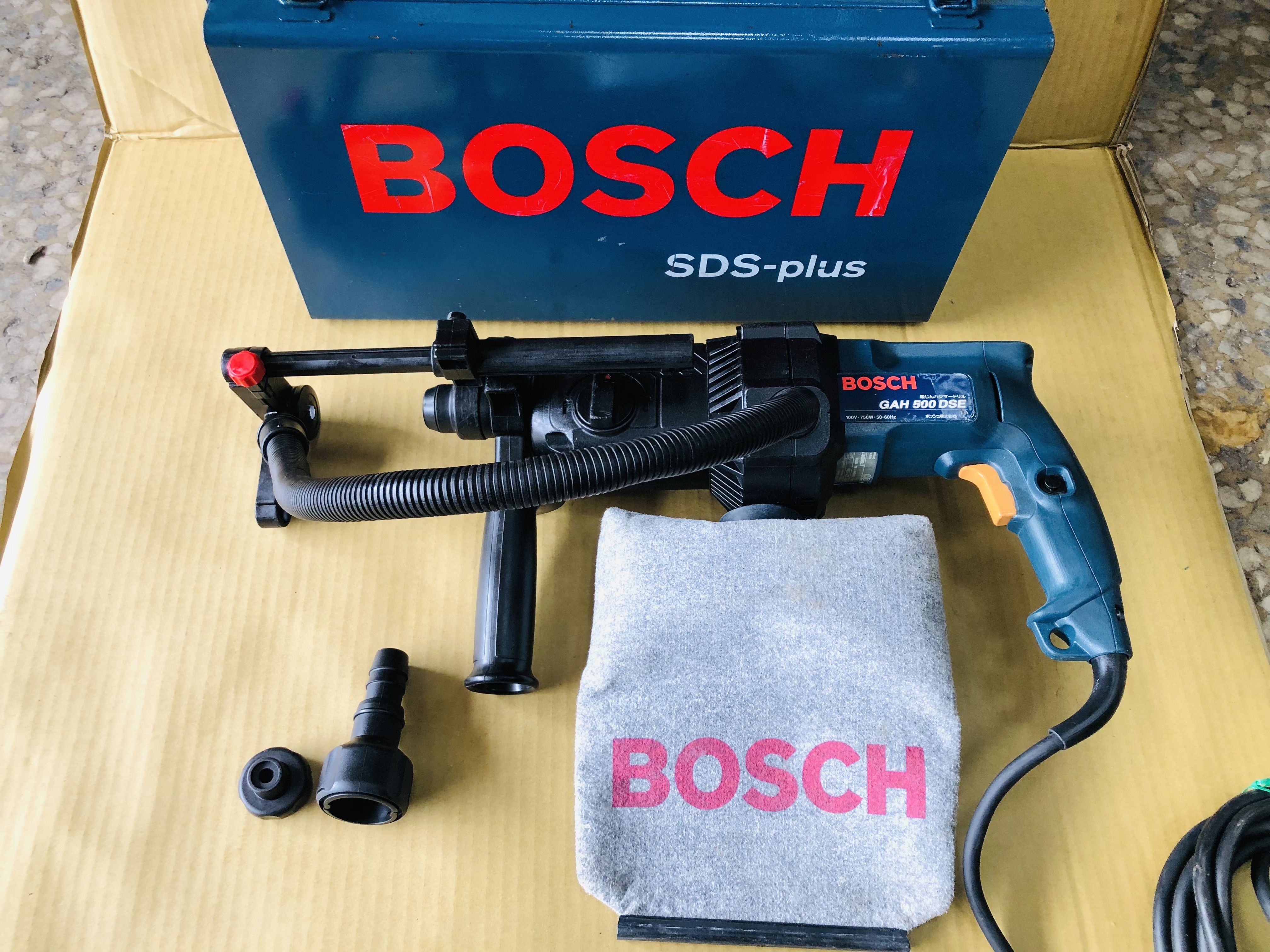 外匯嚴選 BOSCH 博世 GAH 500 DSE 電動鎚鑽 四溝免出力電鑽  集塵/吸塵 /中古/二手/日本原裝