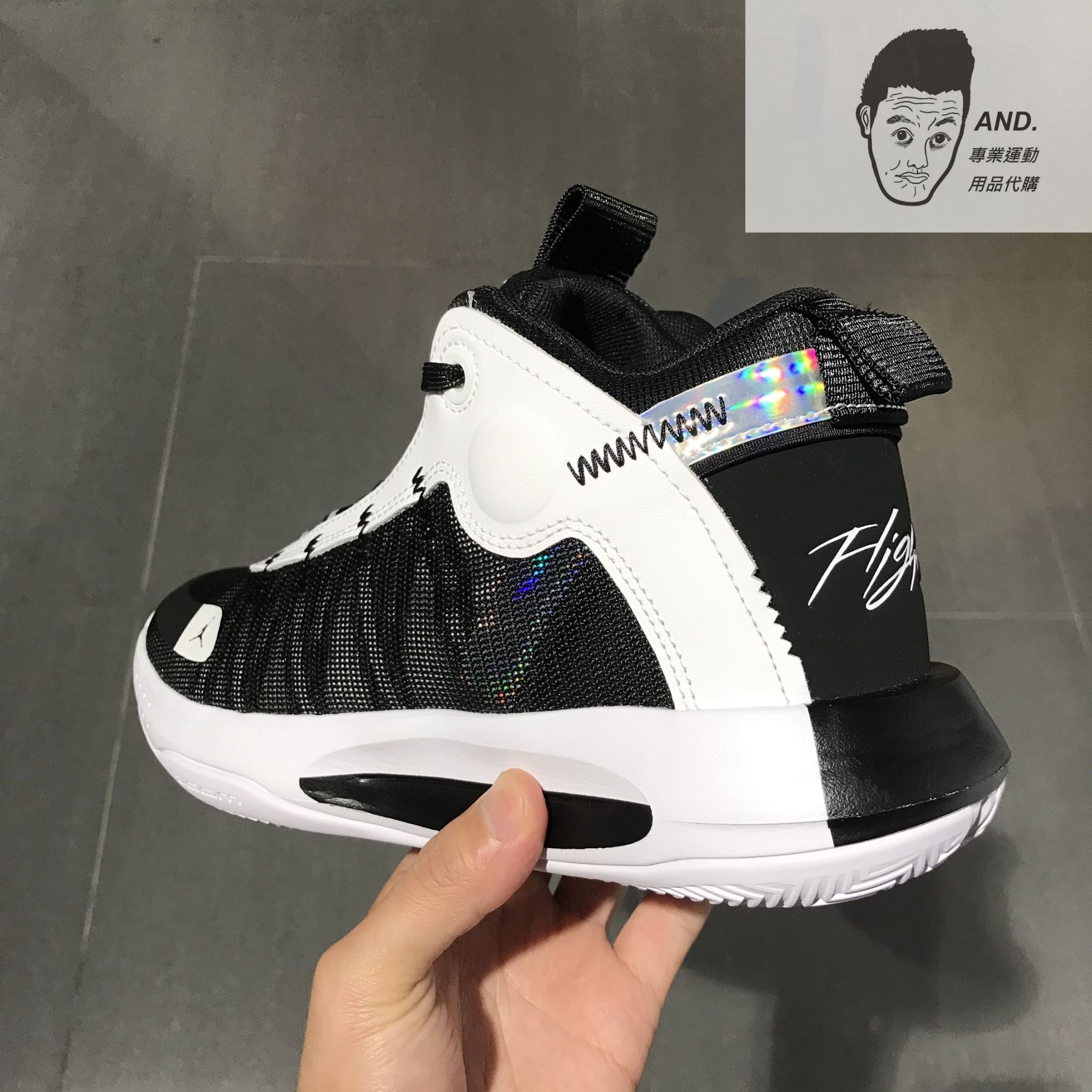 AND.】 NIKE JORDAN JUMPMAN 2020 黑白籃球氣墊運動男款BQ3448-006