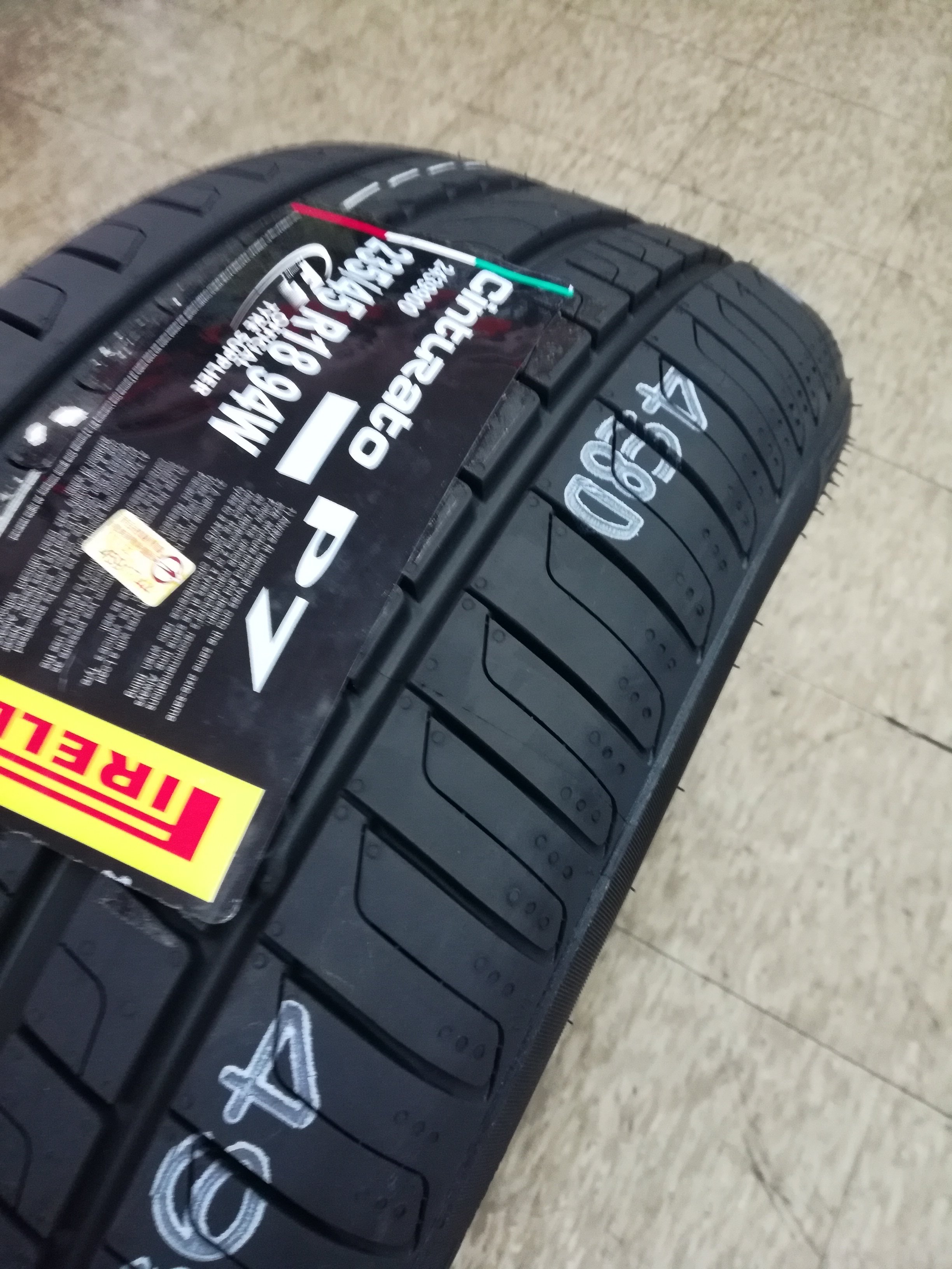 杰輪】PIRELLI 倍耐力Cinturato P7 防爆胎失壓續跑胎225/55/17 本月特賣中| Yahoo奇摩拍賣