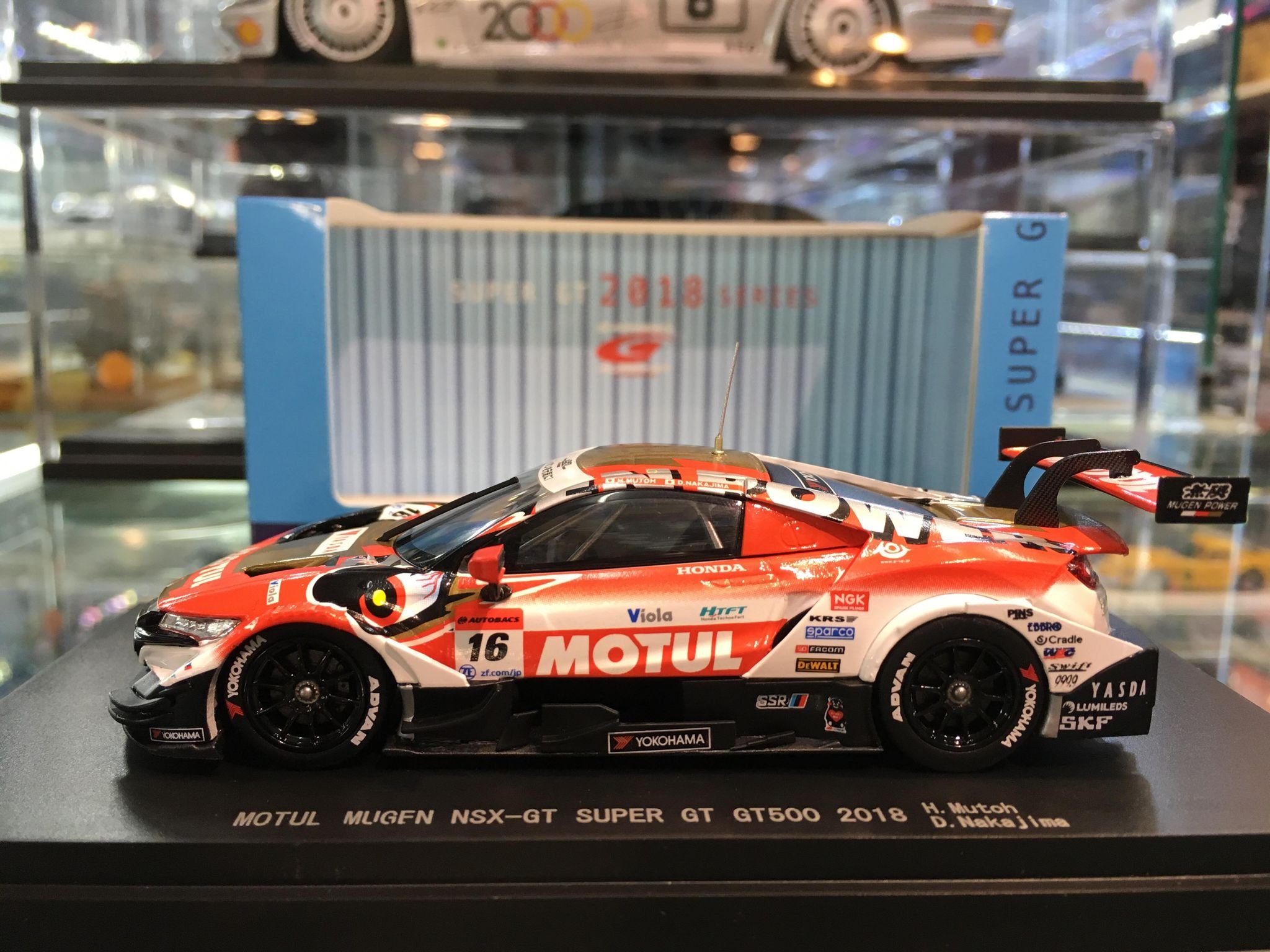 EBBRO 45627 SUPER GT GT500 2018 MOTUL MUGEN NSX-GT - 總代理商