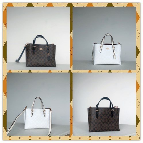 ❤小鹿嚴選❤DanDan代購 COACH 最新款 C4250 小號 Mollie Tote25 托特包 單肩斜跨提手包 附件