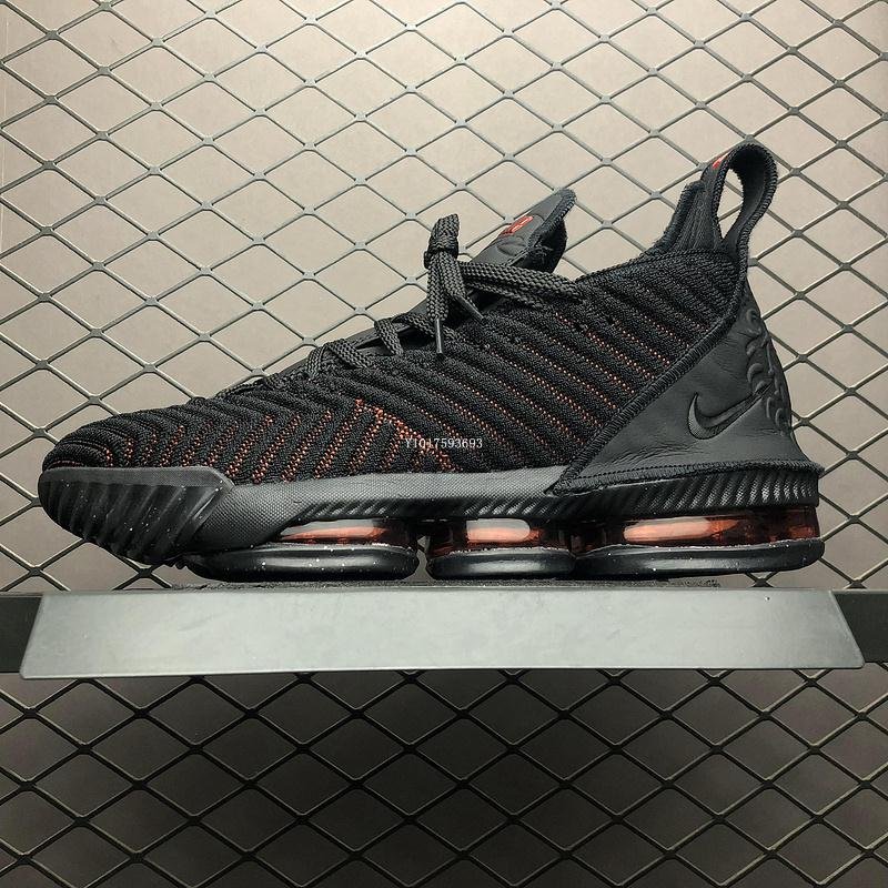 Nike LeBron 16 LBJ16 What The 黑紅 百搭 氣墊 中筒 籃球鞋 AO2595-002 男鞋