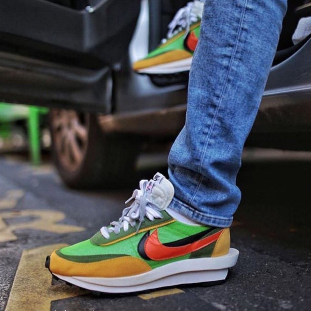 日貨代購CITY】Nike LD Waffle Sacai Green Multi BV0073-300 綠黃預購