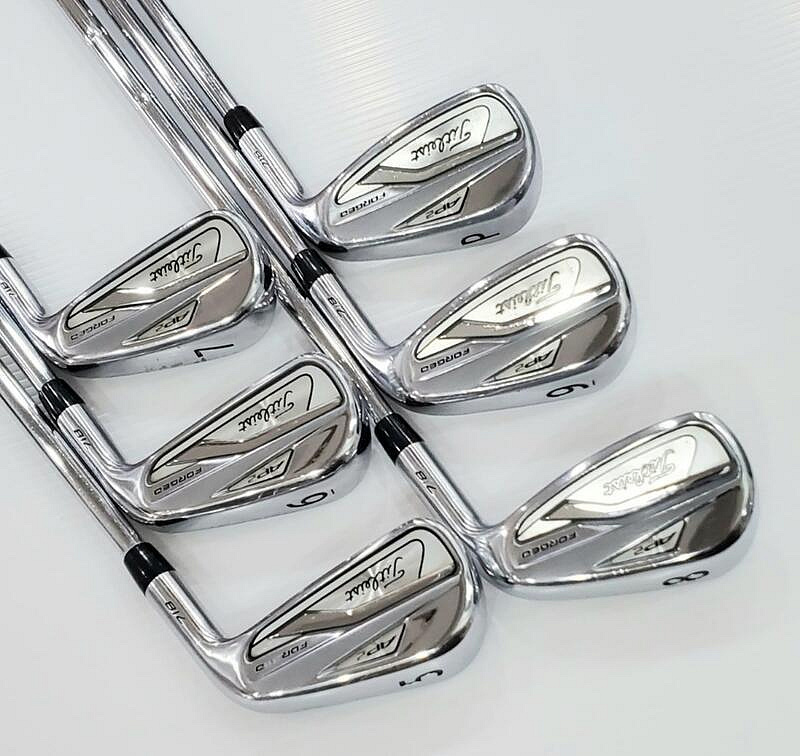 二手超美品Titleist 718 AP2 5~P鐵桿組 DG AMT S200 S桿身 軟鐵鍛造 容錯度高 11183