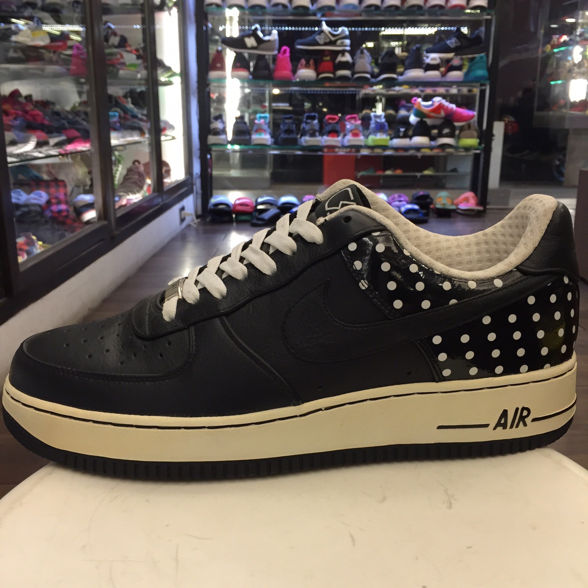 BEETLE NIKE AIR FORCE 1 POLKA DOT 黑白波點藤原浩316108-001 10.5