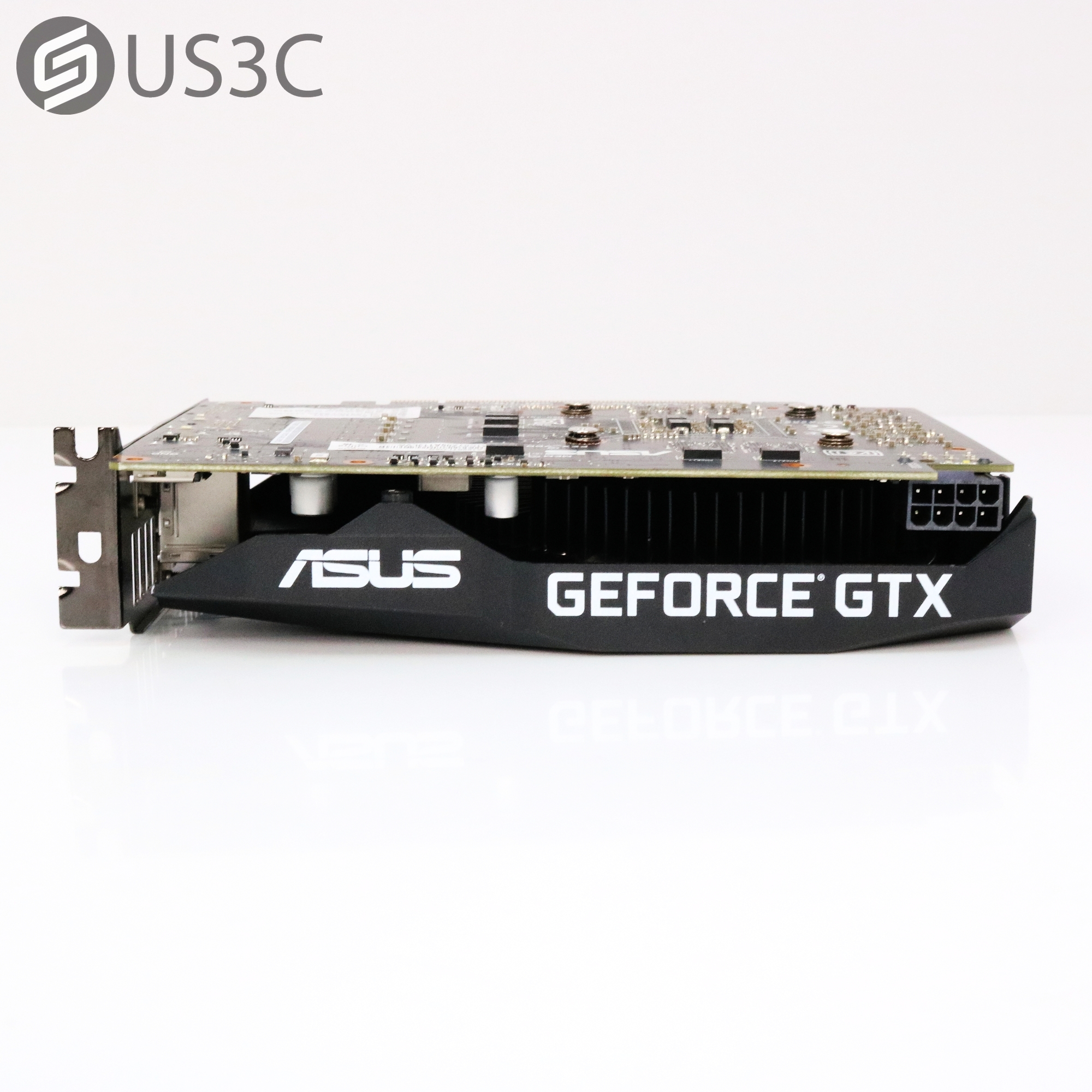 【US3C-小南門店】華碩 ASUS GTX 1660 Ti PH-GTX1660Ti-O6G 顯示卡 雙滾珠軸承風扇 翼型風扇設計 8Pin電源接口 二手顯卡