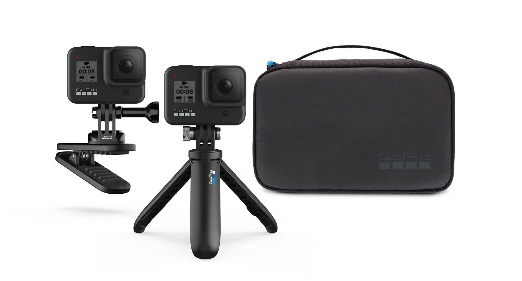 Gopro 原廠配件 Akttr 002 旅行套件2 0 含shorty 磁吸旋轉夾 精巧收納盒 Yahoo奇摩拍賣