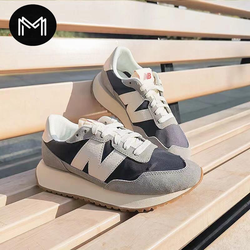 【正品】??New Balance 厚底 老爹 增高 酒紅 皮革 焦糖底 玫瑰紅  MS237SB慢跑鞋