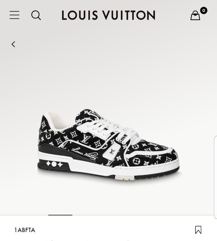 EZ兔購】正品LOUIS VUITTON LV TRAINER 鞋全配1ABFTA | Yahoo奇摩拍賣