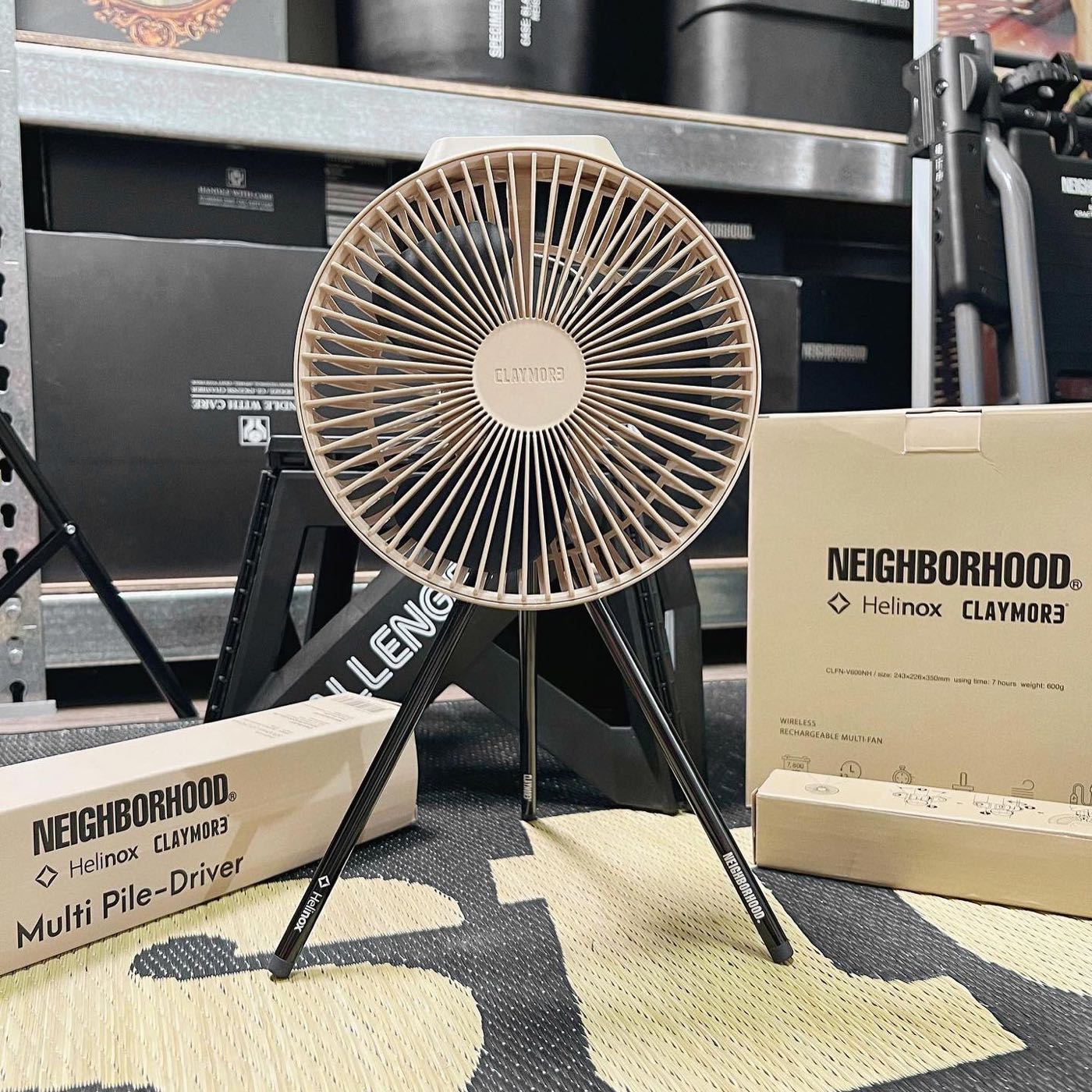 希望商店】NEIGHBORHOOD CM.V600/A-FAN 22SS 戶外露營充電移動電風扇