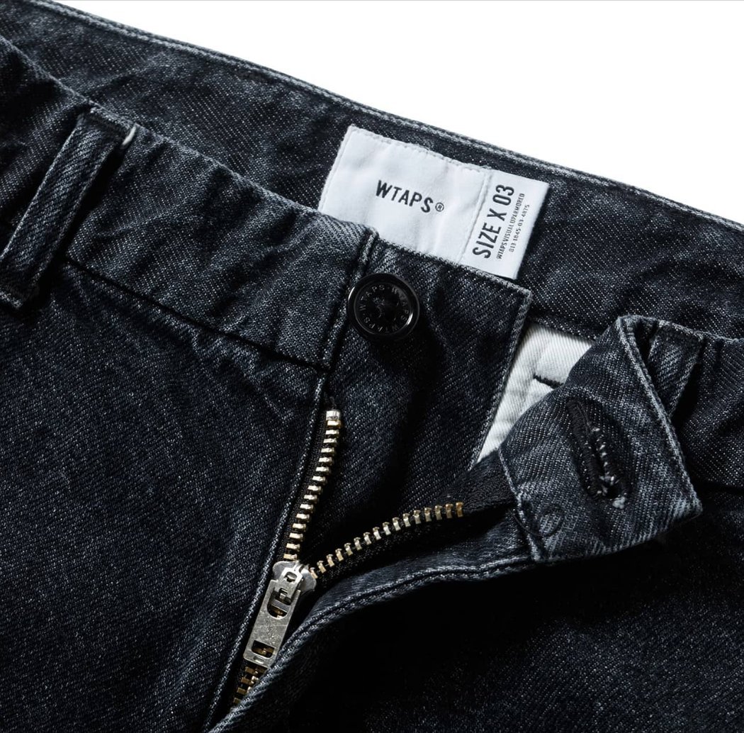 希望商店】WTAPS UNION TROUSERS COTTON.DENIM 22AW 錐型寬鬆水洗