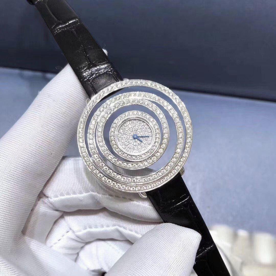 專櫃正品 CHOPARD 蕭邦 快樂鑽石 18K白金 原鑲鑽 滿天星 腕錶（ 特價福利品！優惠出清換現金 ）