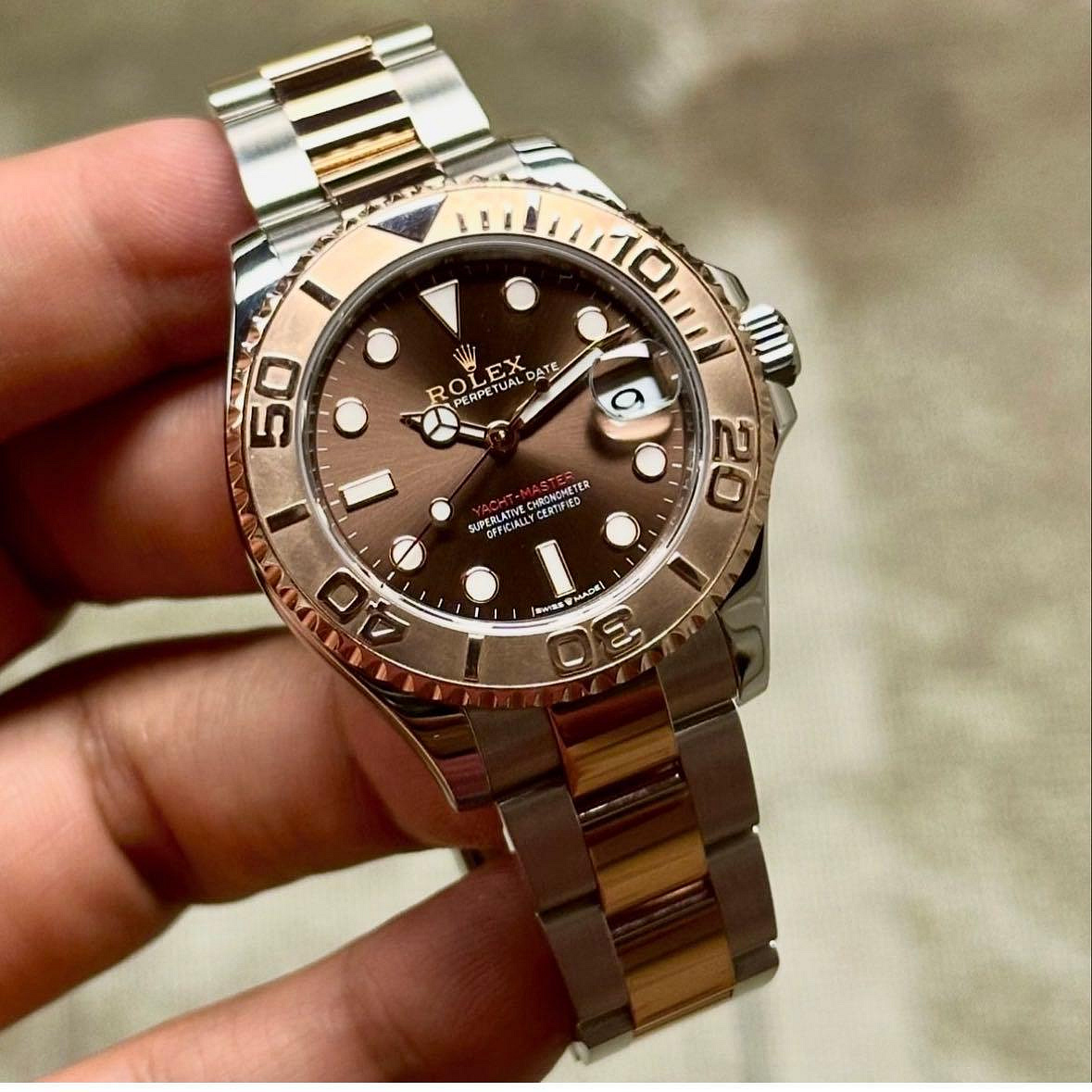 Rolex 268621 玫瑰金小遊艇 Yacht-Master