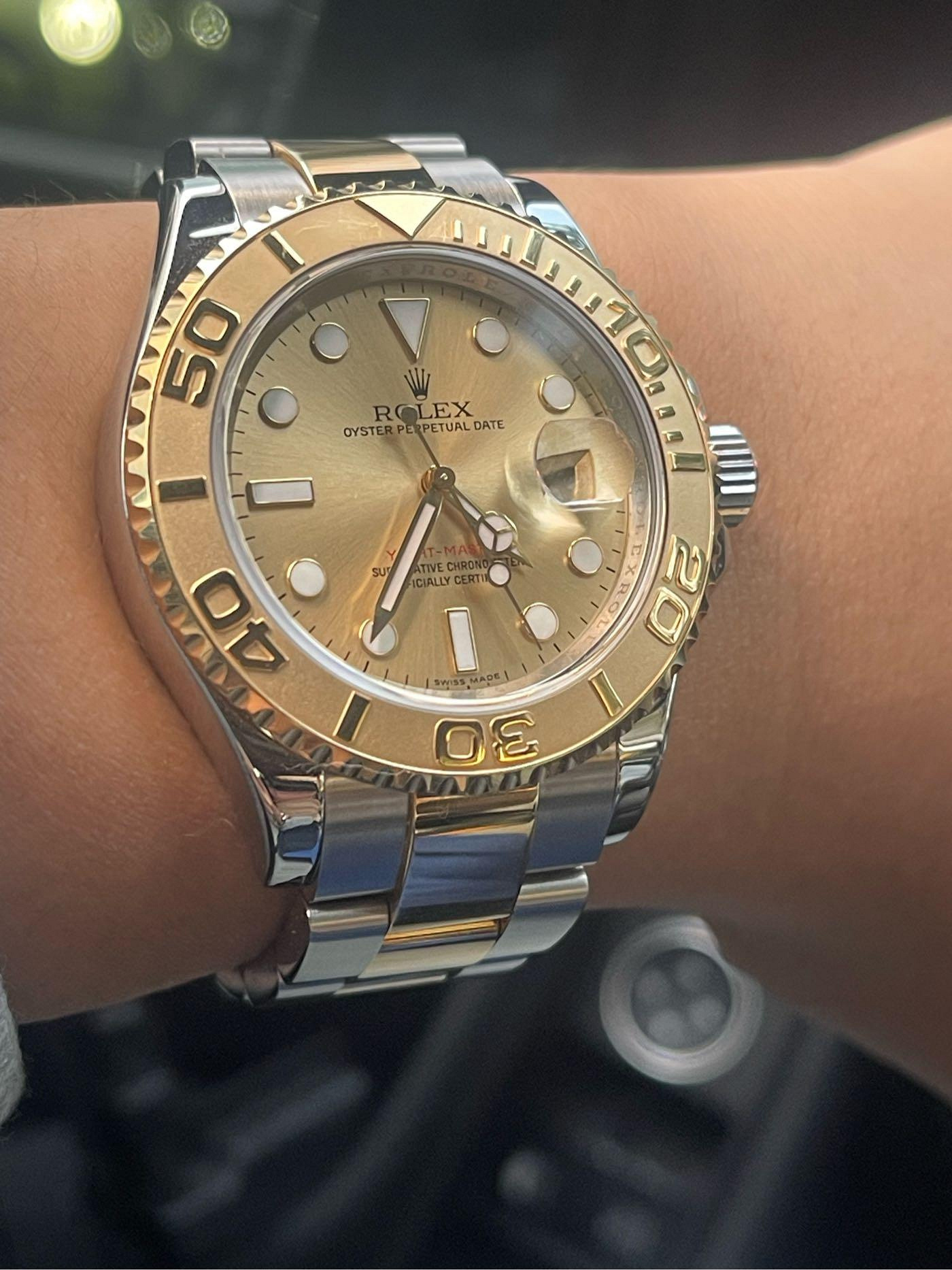 Rolex 16623  半金遊艇40mm內防偽 可交流半金水鬼