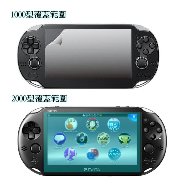 PSV週邊】SONY原廠PS VITA 1000 1007 專用螢幕保護貼【2000型可