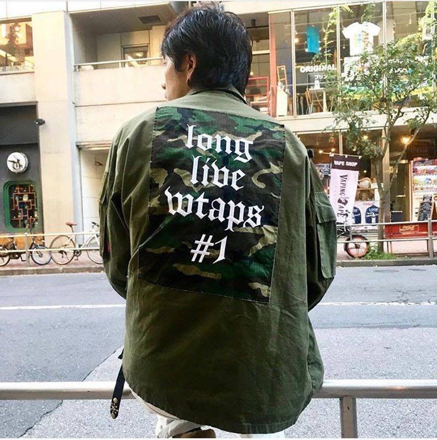 希望商店】【✓寄賣商品】WTAPS MODULAR SHIRT 17AW 經典末代拼接十袋