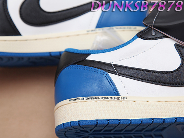 NIKE AIR JORDAN 1 LOW TRAVIS SCOTT FRAGMENT 倒勾閃電DM7866-140