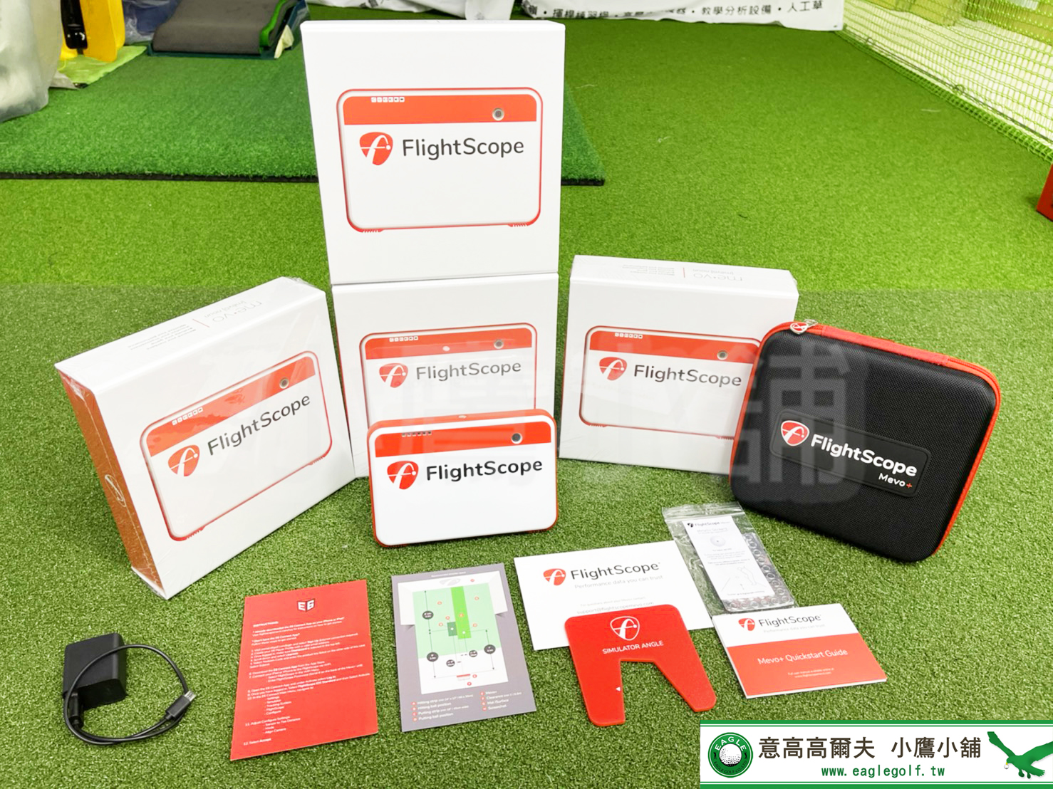 預訂優惠[小鷹小舖] FlightScope mevo+ Launch Monitor 彈道追蹤器開放