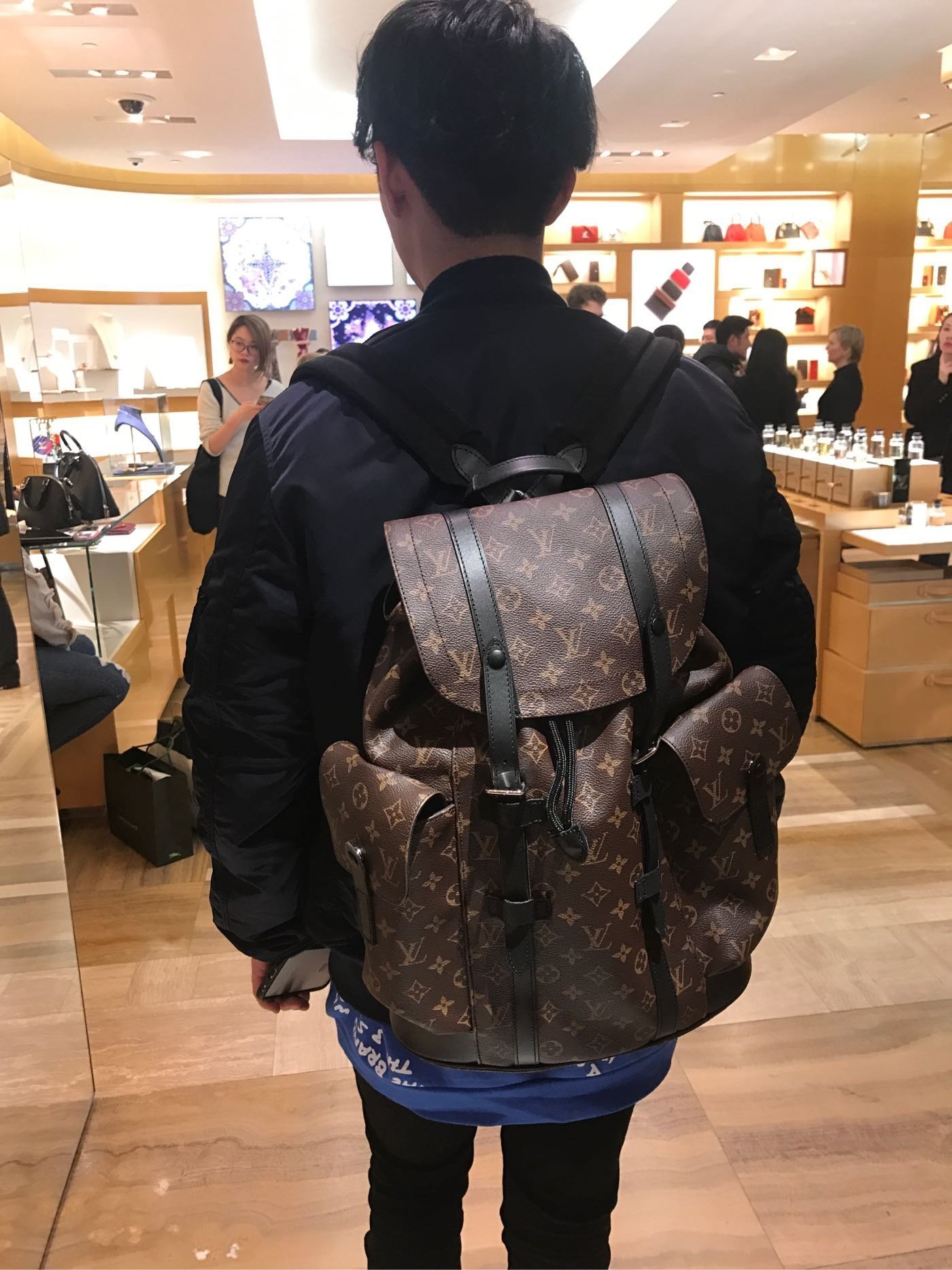 Louis Vuitton Christopher PM Monogram Macassar bag