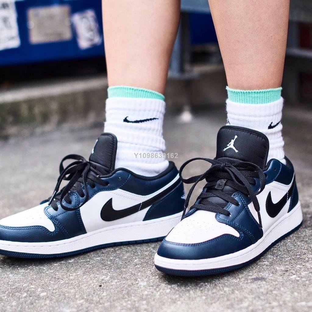 代購】Nike Air Jordan 1 Low Dark Teal 深青黑曜石男款553558-411