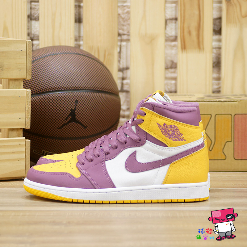 球鞋補習班NIKE AIR JORDAN 1 HIGH OG BROTHERHOOD 紫金男555088-706