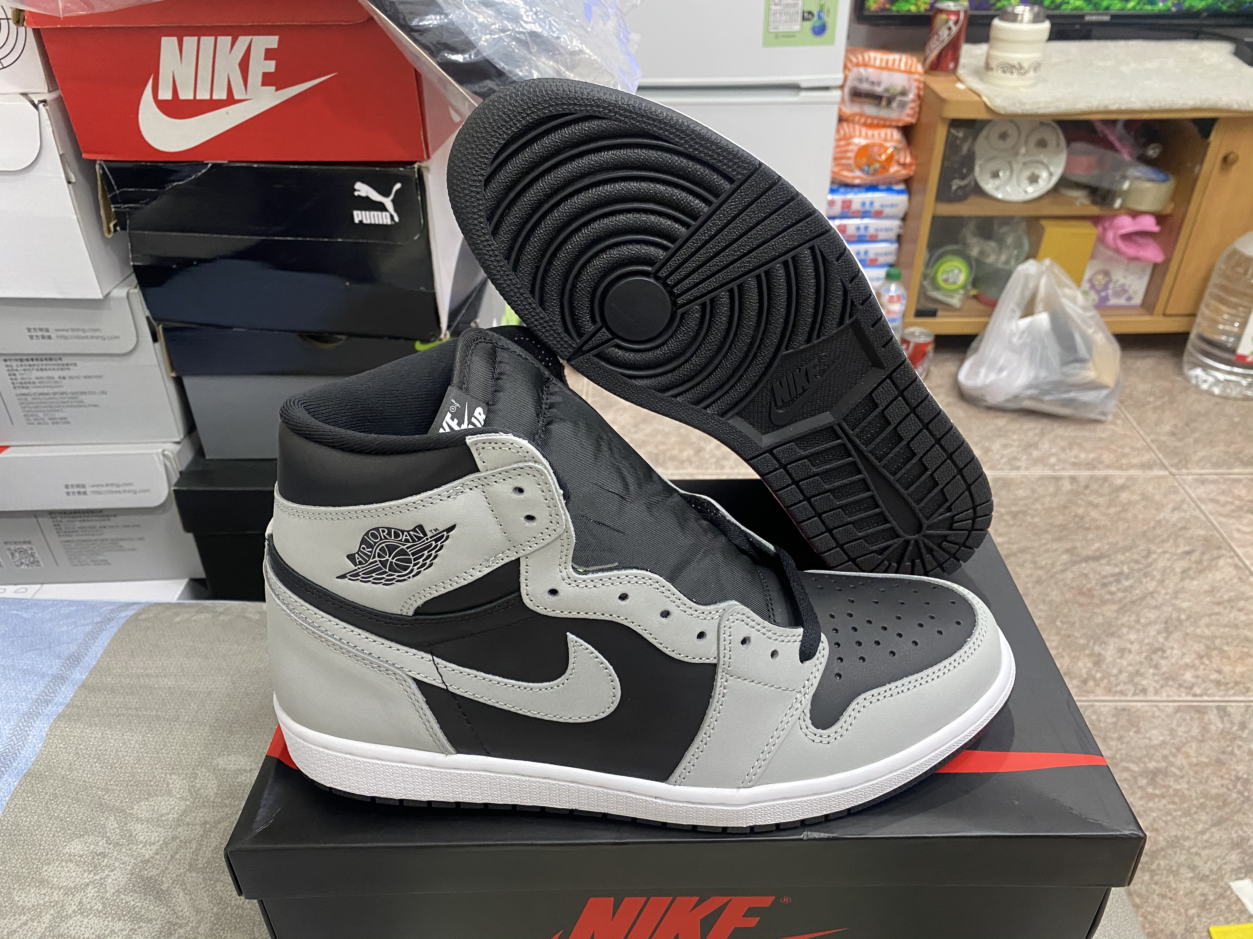 全新正品台灣公司貨AIR JORDAN 1 RETRO HIGH OG SHADOW 影子2.0