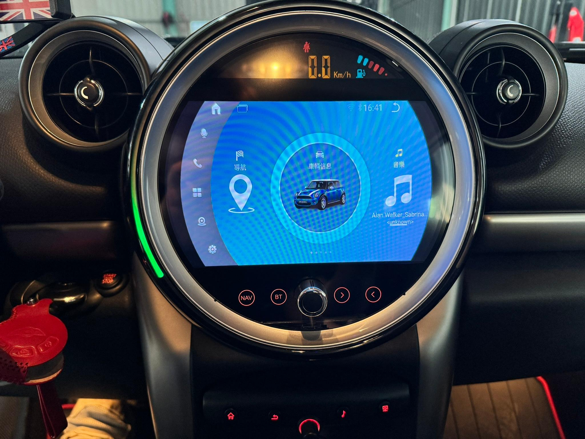 迷你 MINI Cooper R56 R60 Android 9吋 安卓版高清電容觸控螢幕主機 導航/USB/藍芽音樂