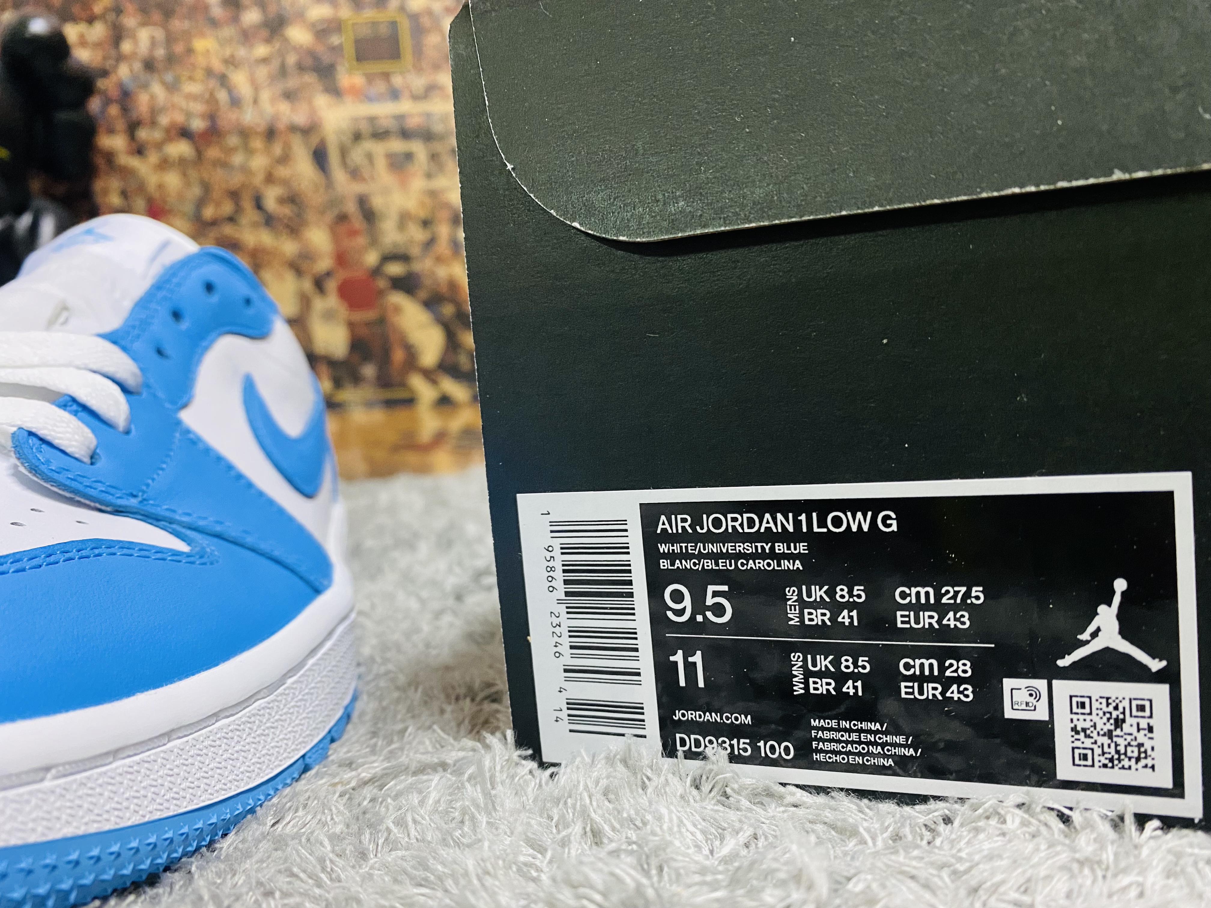 NIKE AIR JORDAN 1 LOW G AJ1 低筒UNC 北卡藍GOLF DD9315-100 | Yahoo