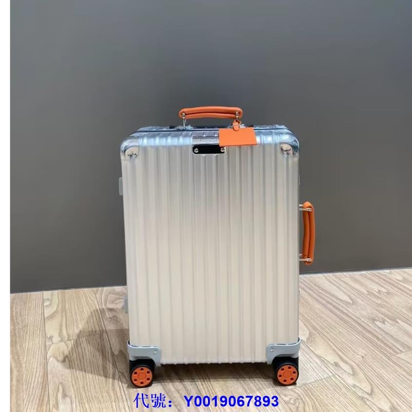 二手正品 98成新 RIMOWA Classic Cabin 銀色 橙色手把 鋁鎂合金 行李箱 拉桿箱 登機箱